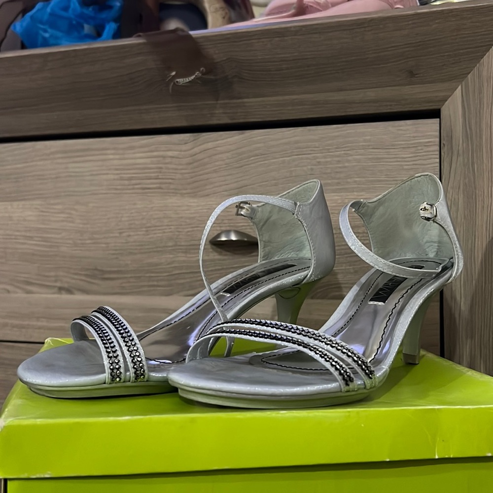 Silver heels